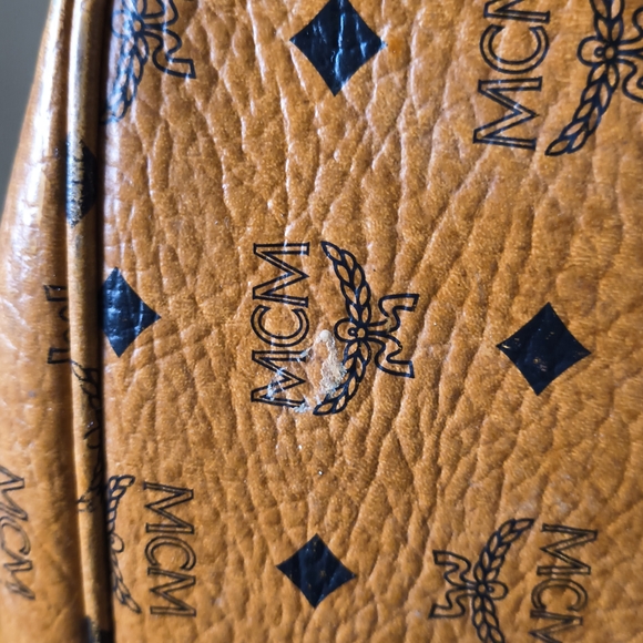 MCM Brown and Blue Women's Tote Bag - Picture 10 of 11